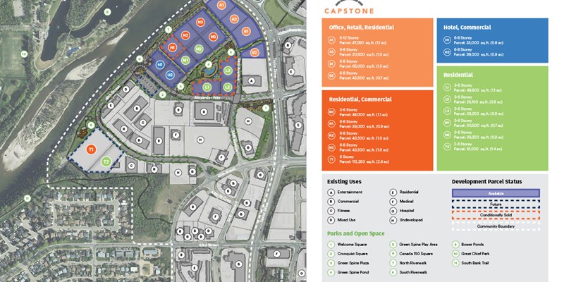 Capstone Development Parcel Map